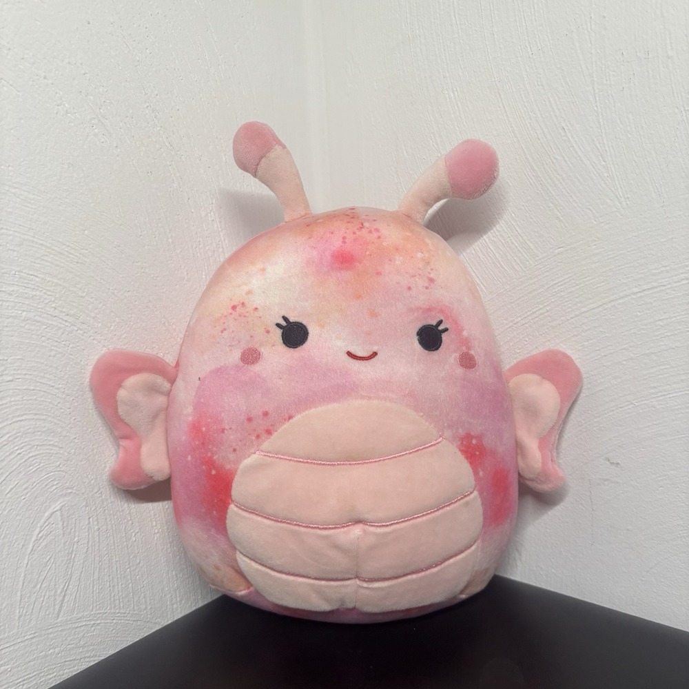 Squishmallow 8" Eileen the Butterfly Soft & Squishy Pink Tie Dye Spring Plush